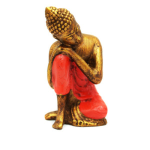 BUDDA BUDDHA FIGURKA Z ŻYWICY STATUETKA DEKORACJA