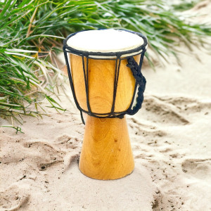 Bęben Bębenek Drewniany Djembe Instrumenty Muzyczne Z...