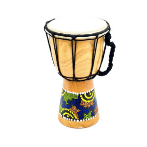Bęben Bębenek Drewniany Djembe Instrumenty Muzyczne Z...