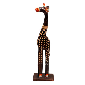 Żyrafa żyrafka 31cm drewniana figurka dekoracja...