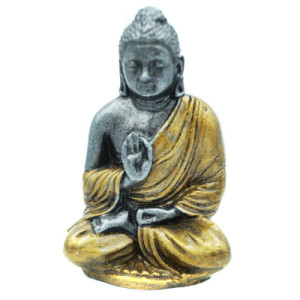 BUDDA ORIENTALNA FIGURKA ŻYWICA INDONEZJA 12CM