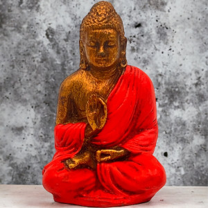 BUDDA ORIENTALNA FIGURKA ŻYWICA INDONEZJA 12CM