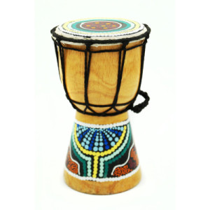 BĘBEN DREWNIANY BĘBENEK DJEMBE 20cm INSTRUMENT