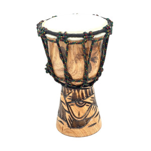 Bęben bębenek Drewniany Rzeźbiony Djembe Instrumenty...